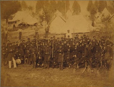 Setnina 3. connecticutského pěšího pluku, Camp Douglass, 1861
