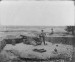 Konfederační opevnění v Gloucester Point naproti Yorktownu